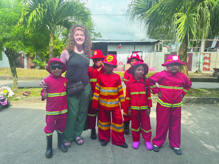 Zoe Martin was ON A MISSION in Peru
