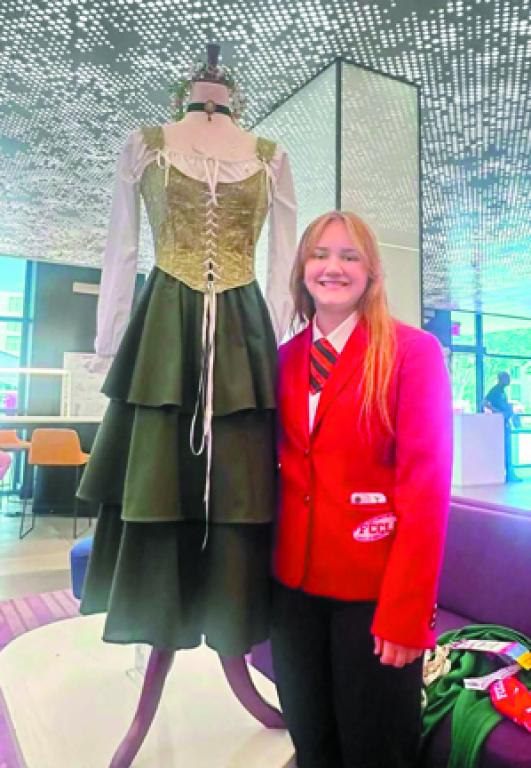 Horinek takes top spot in FCCLA designer contest