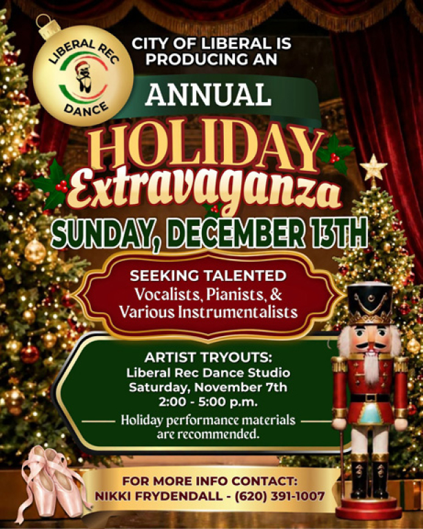 City seeking talent for Holiday Extravaganza