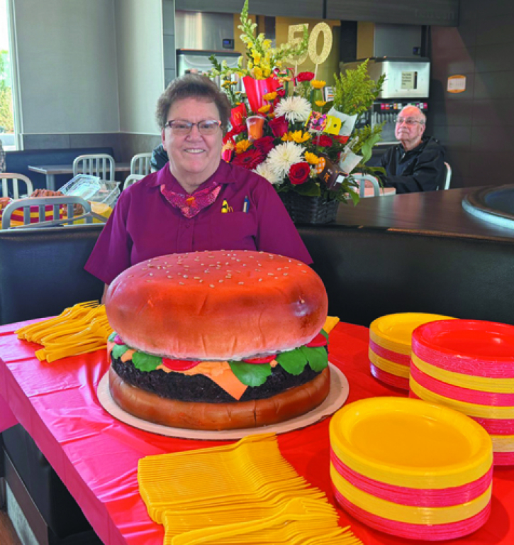 Fran Graves celebrates 50 years of service at McDonald’s