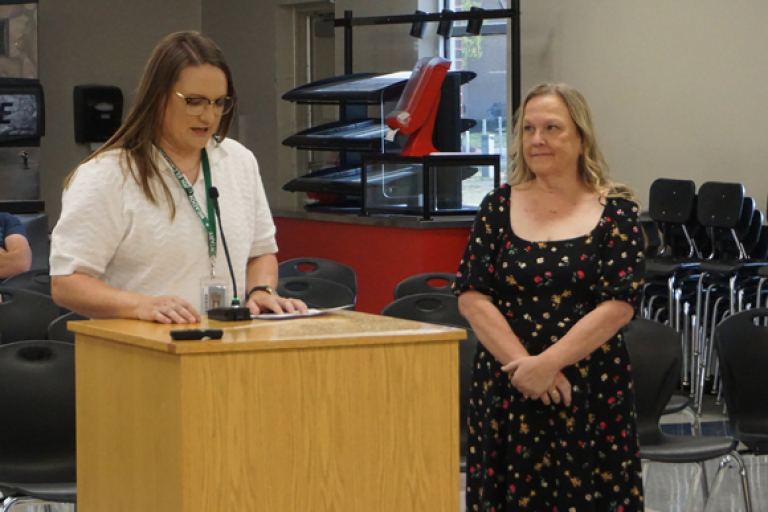 Classen named final Educator of the Month for school year