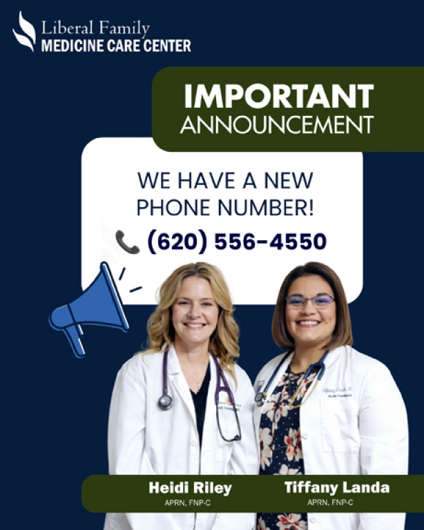 Liberal Family Medicine Care Center announces new phone number
