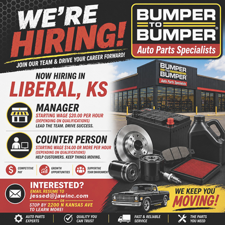 Bumper to Bumper now hiring (paid advertisement)