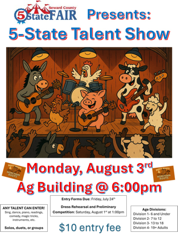 Five-State Fair talent show seeking contestants