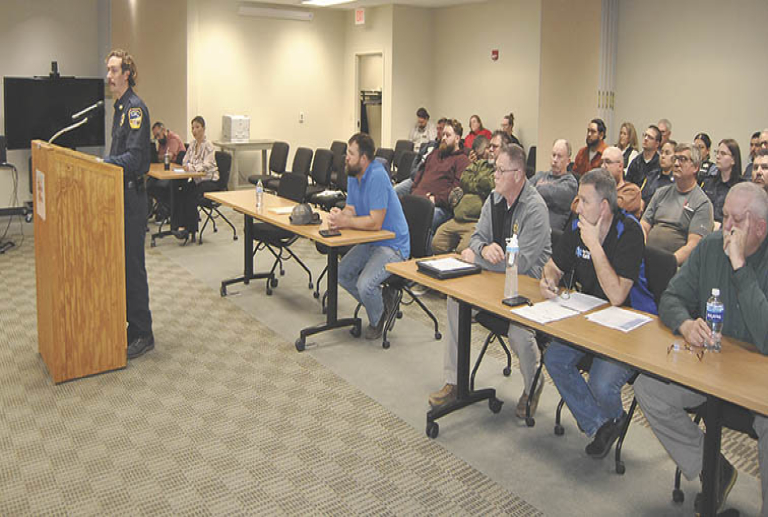 Interim chief provides timeline of fighting Pancake Day fires during debriefing