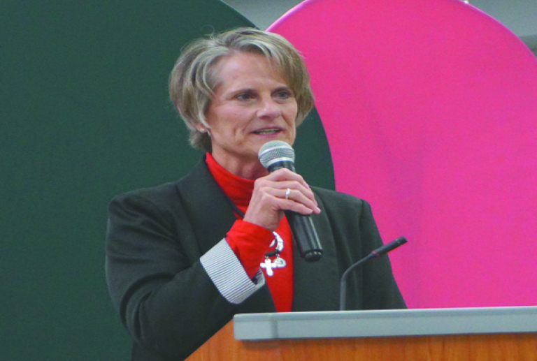Forney shares story at Women's Day Luncheon