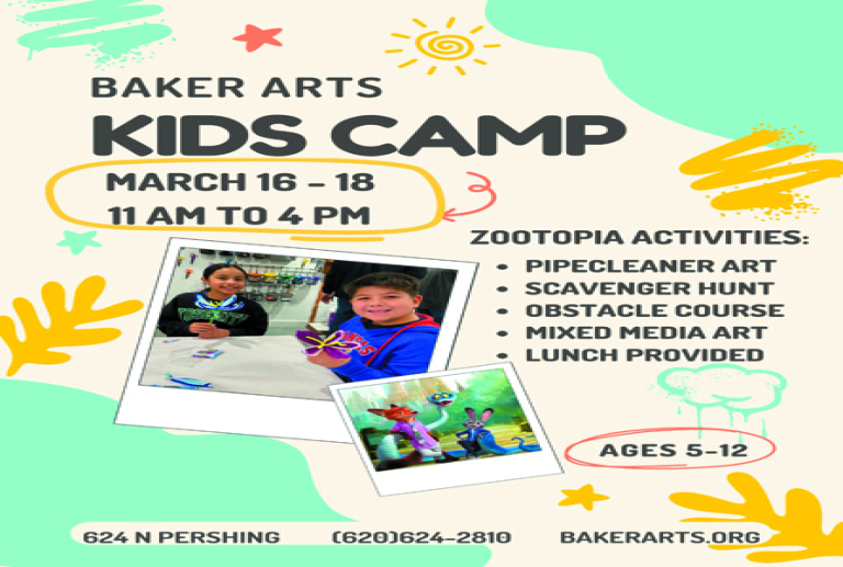 Baker Arts to provide Kids Camp