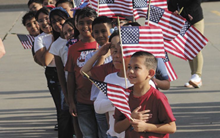 Students prep for Patriot Day