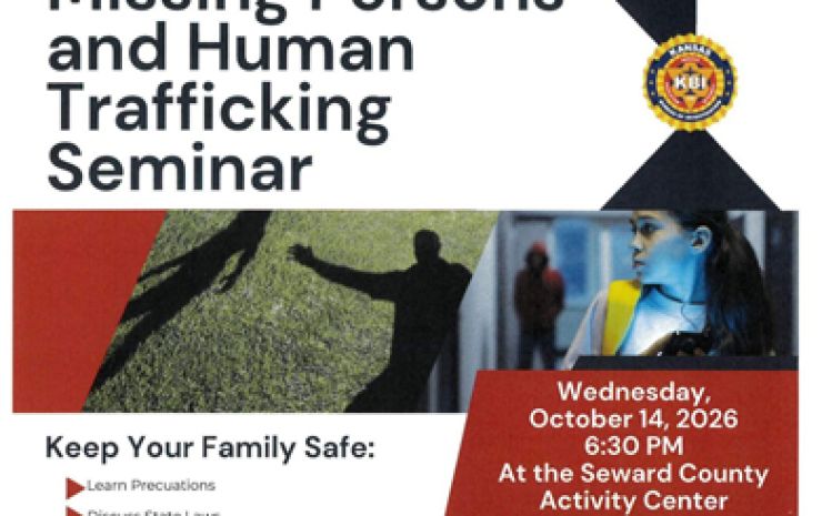 Community invited to Missing Persons and Human Trafficking seminar