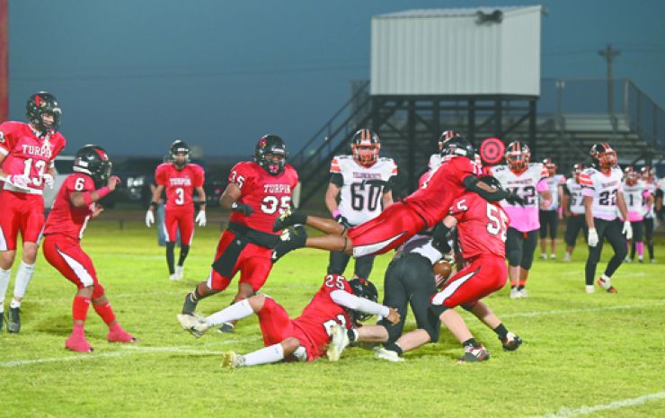 Over at halftime, Turpin crushes Clayton