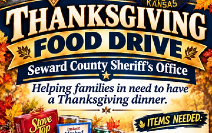 Sheriff’s office collecting food items for those in need of a Thanksgiving dinner