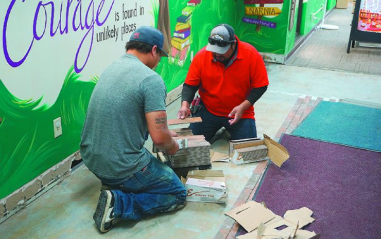 Construction continues at Liberal Memorial Library