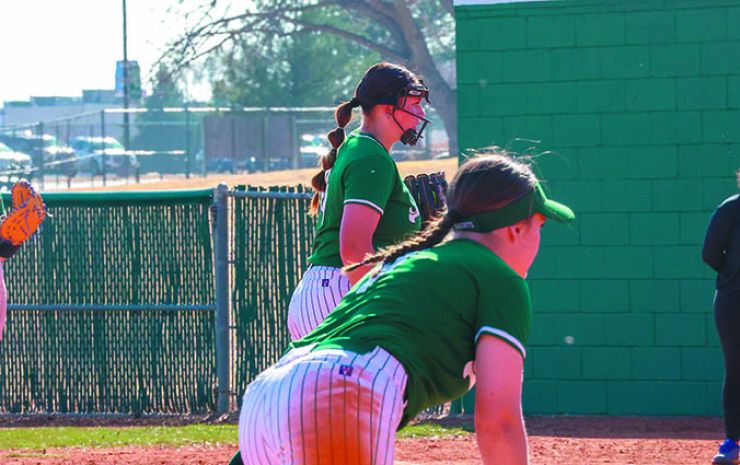 Saints softball opens conference play with sweep of Pratt