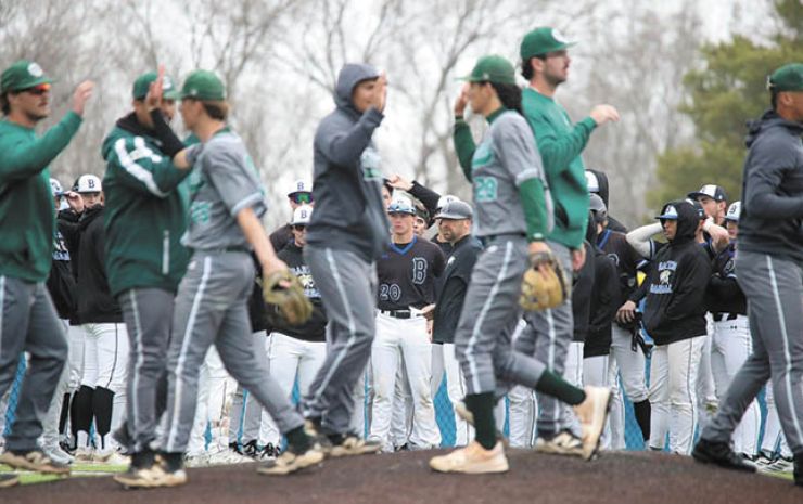 Saints earn sweep over Barton