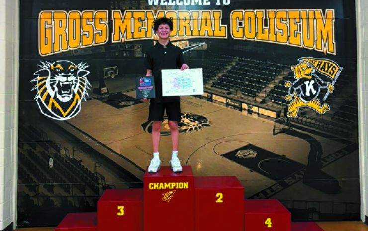 Osborn takes first at District meet