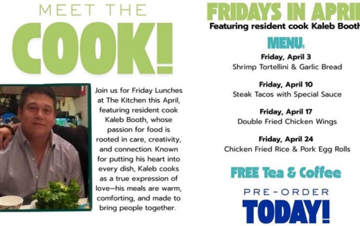 Booth bringing culinary skill to Baker Arts