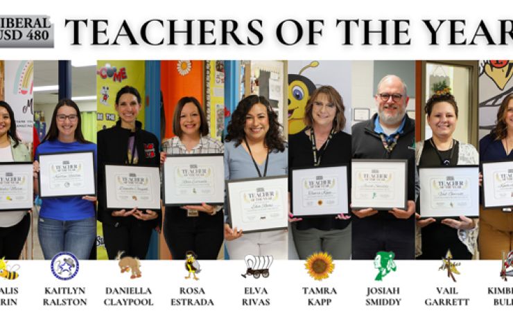 USD No. 480 recognizes top educators at each school