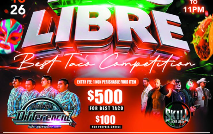 Taco Libre event adds to active weekend May 16, 17