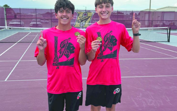 Sophomore duo headed to State tennis in Wichita