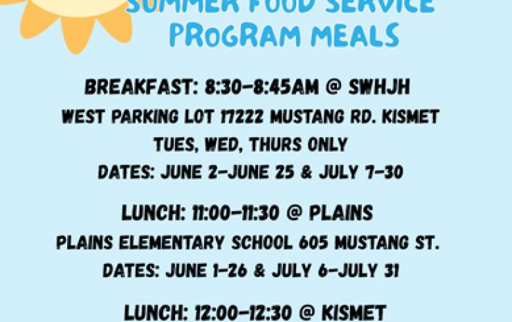 USD 483 starting summer meals program Monday