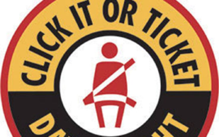 Click It or Ticket safety campaign stresses consequences of not wearing a seat belt