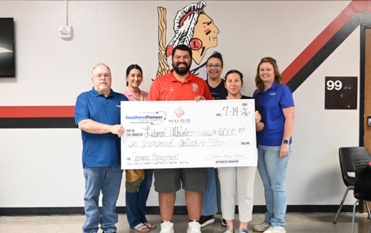 H.U.G.S. makes $6,000 donation to LHS