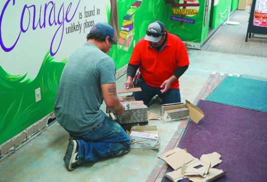 Construction continues at Liberal Memorial Library