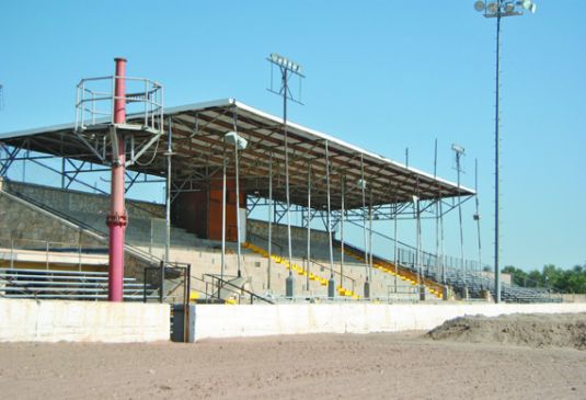 Workers prep fairgrounds