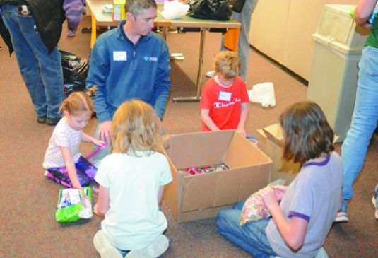 Presents in a Package coming via Volunteer Kansas